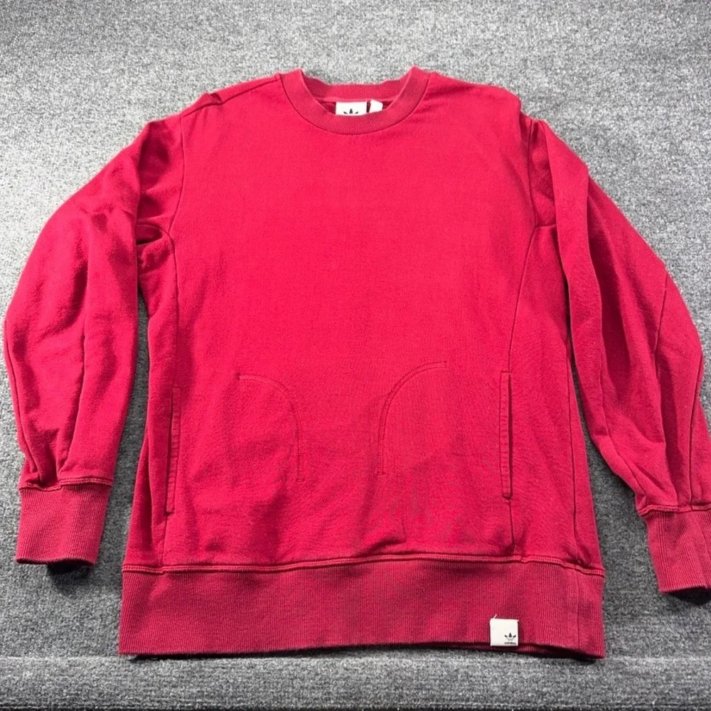 Adidas Originals XBYO Red Crewneck Sweatshirt Satomi Nakamura Mens Medium